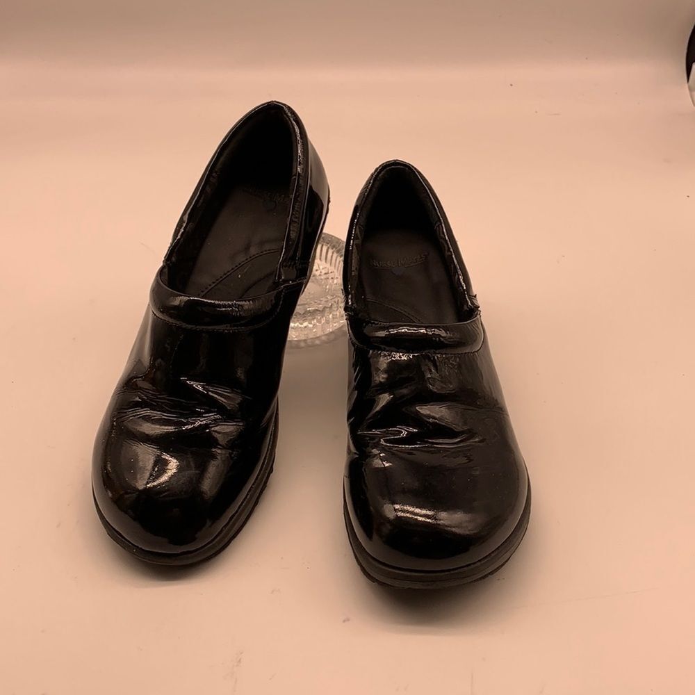 Nurse Mates Brylar Black Clogs